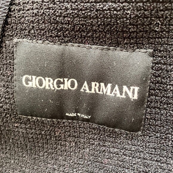 GIORGIO ARMANI HOODED JACKET WITH SCULPTED SLEEVES - Picture 2 of 12